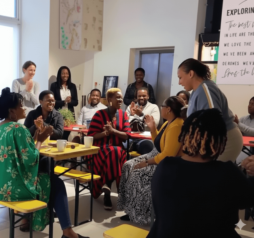 Person exploring faith